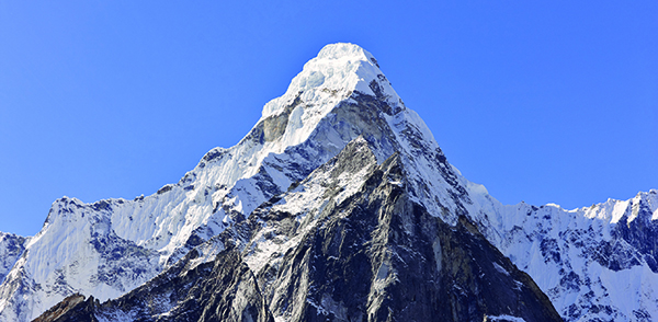 Summit of a mountain